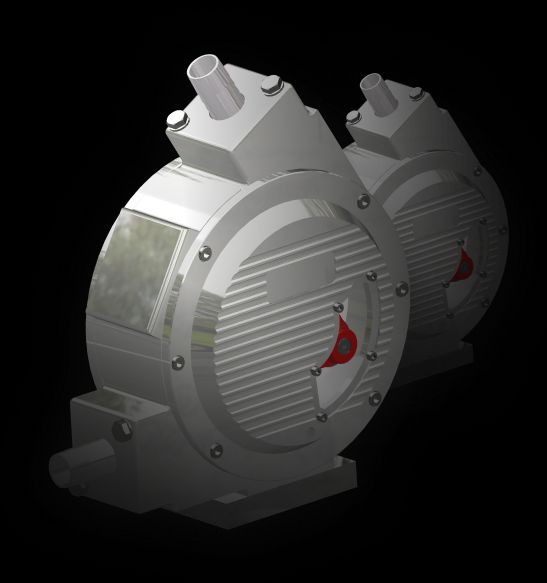 Twin Pumpen nebeneinander